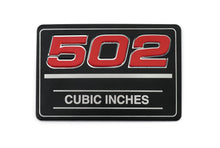 Valve Cover Badge - "502" - 12363953