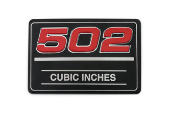 Valve Cover Badge - "502" - 12363953