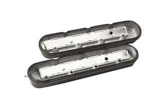 Black LSX454 Valve Cover Kit with Red LSX Logo - 19171497